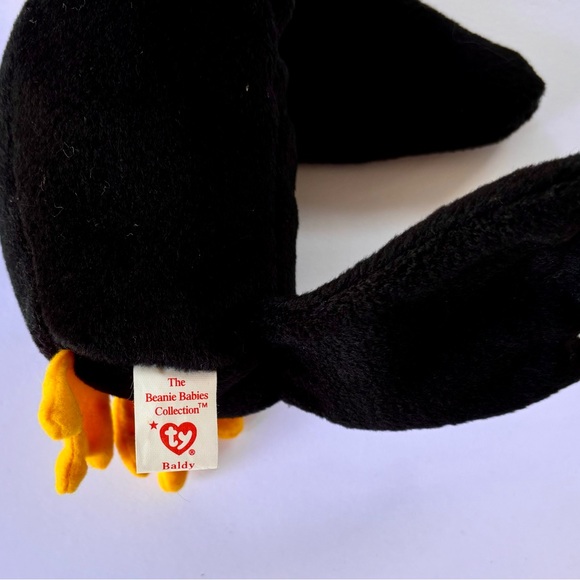 TY Beanie Baby Collection Baldy the Eagle 1996 Retired 3rd Generation Plush Toy - Picture 6 of 8